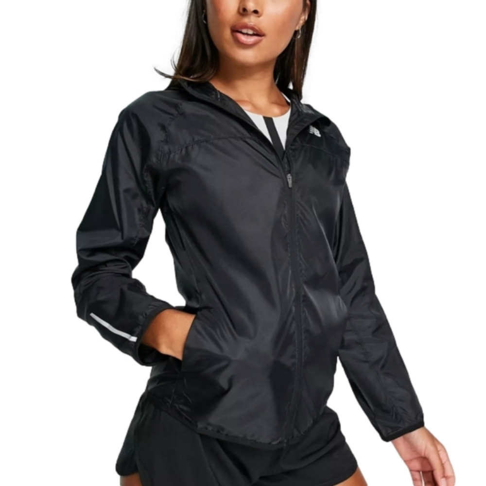 New Balance Black Windbreaker Jacket Size S